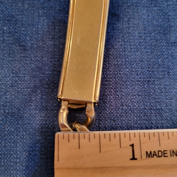 Vintage Speidel ID Bracelet "DANNY" ~ Gold Tone ~ 1980s(?) ~ Unisex ~ Retro! - Picture 11 of 13